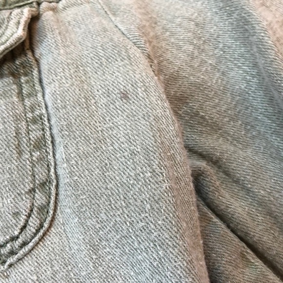 Lucky Brand Olive Green Denim Utility Jacket XS - Picture 5 of 8